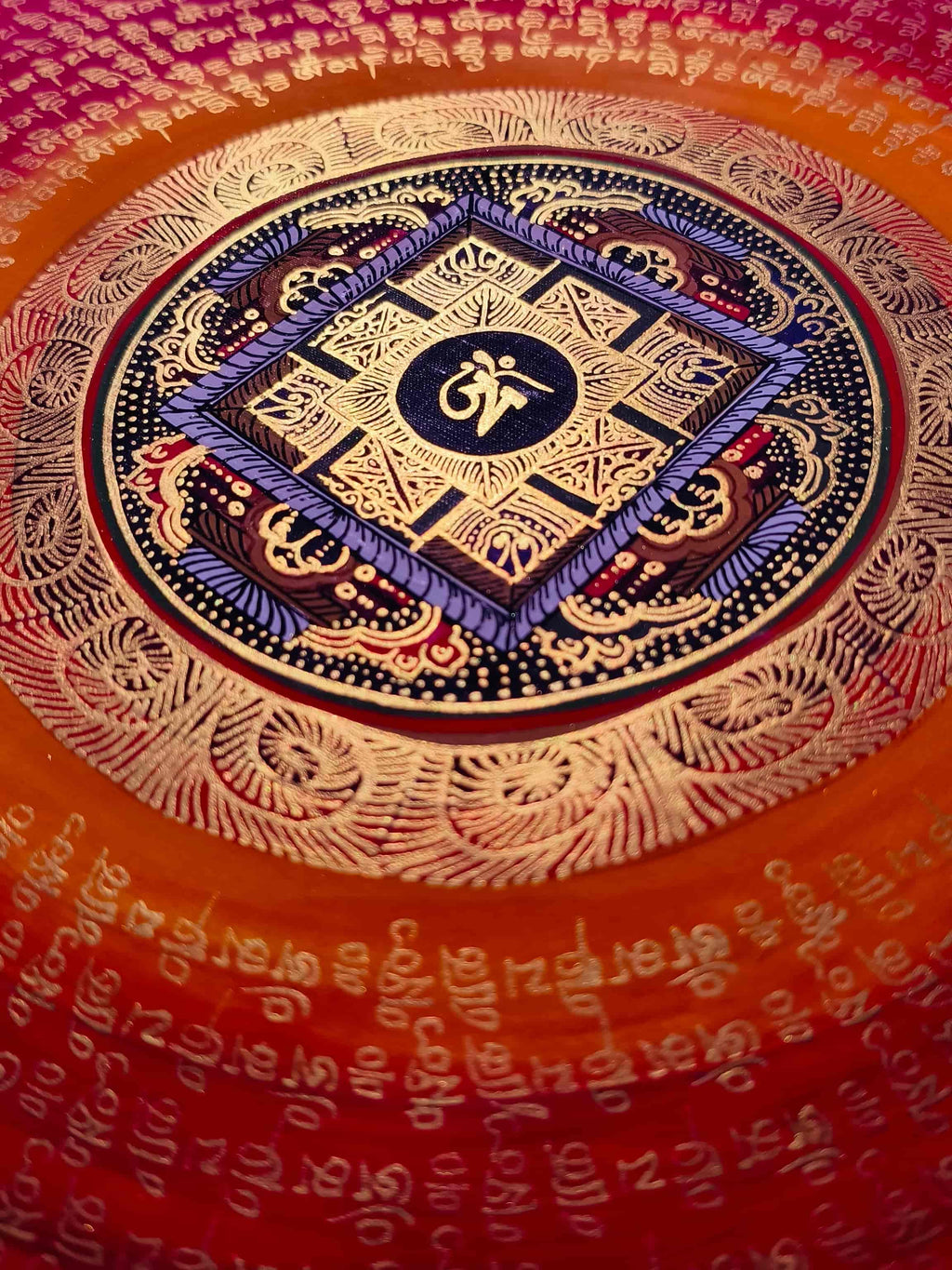 Original hand-painted spiritual healing artwork for mindful living 50x50cm
