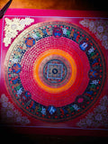 Healing wall art for anxiety and stress relief mindful calming energy mandala
